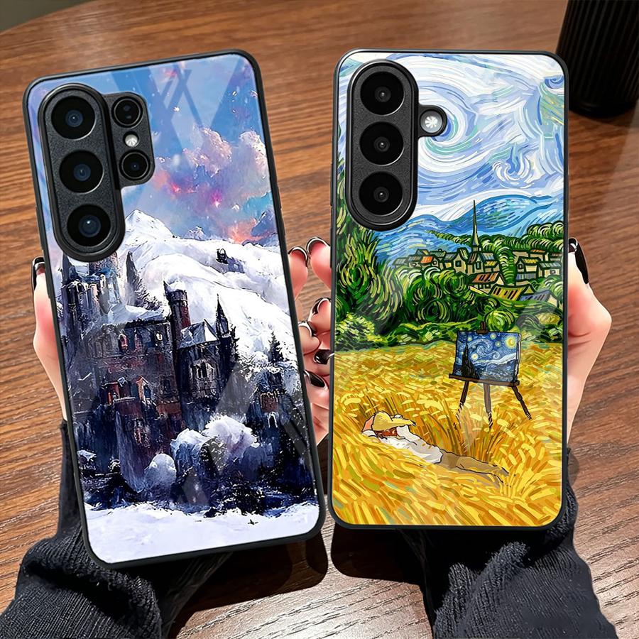 Samsung Galaxy S24 - Glass Phone Cover Case for Samsung