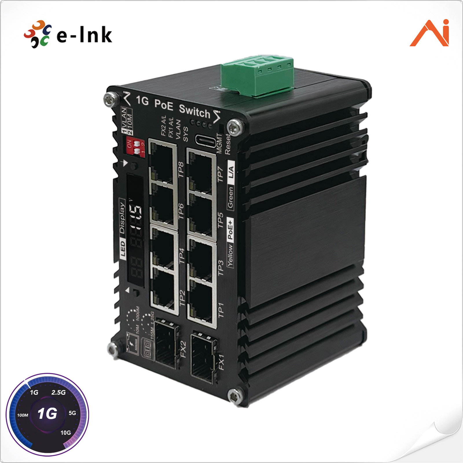 AI Smart Managed 8-Port PoE+ 3 - Smart Accessories 评论和价格