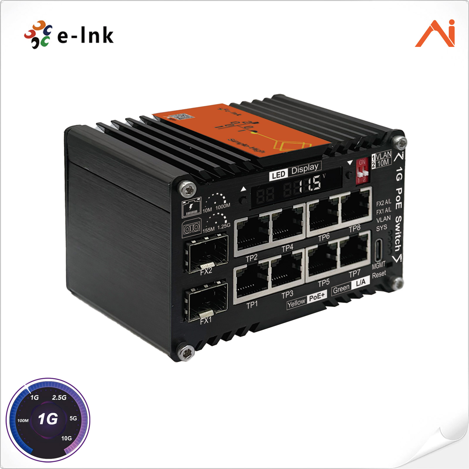 AI Smart Managed 8-Port PoE+ 3 - Smart Accessories 评论和价格