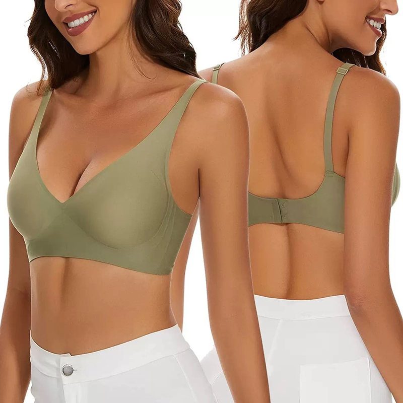 Sexy Seamless Jelly Bra S-4XL  - Rugged Sport Strap 评论和价格