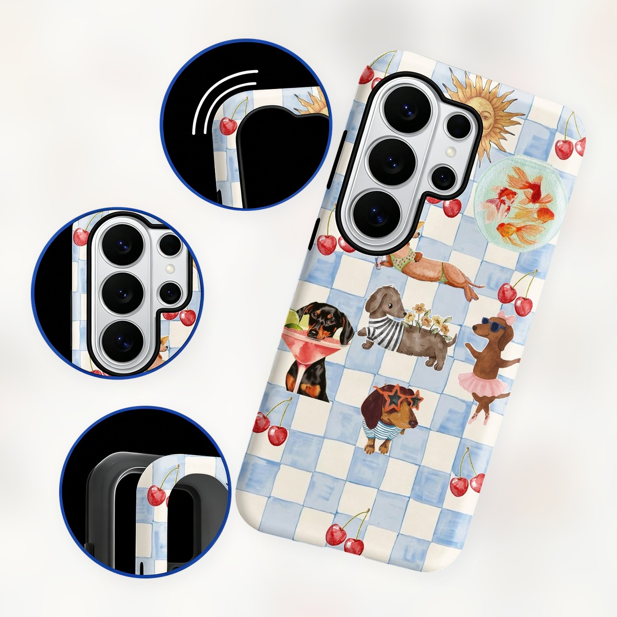 Funny Dogs Summer 2-in-1 Dual- - Samsung Galaxy S24 评论和价格