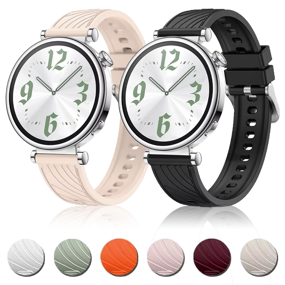 18mm Silicone Strap For Huawei - Titan Smartwatch Accessories 评论和价格