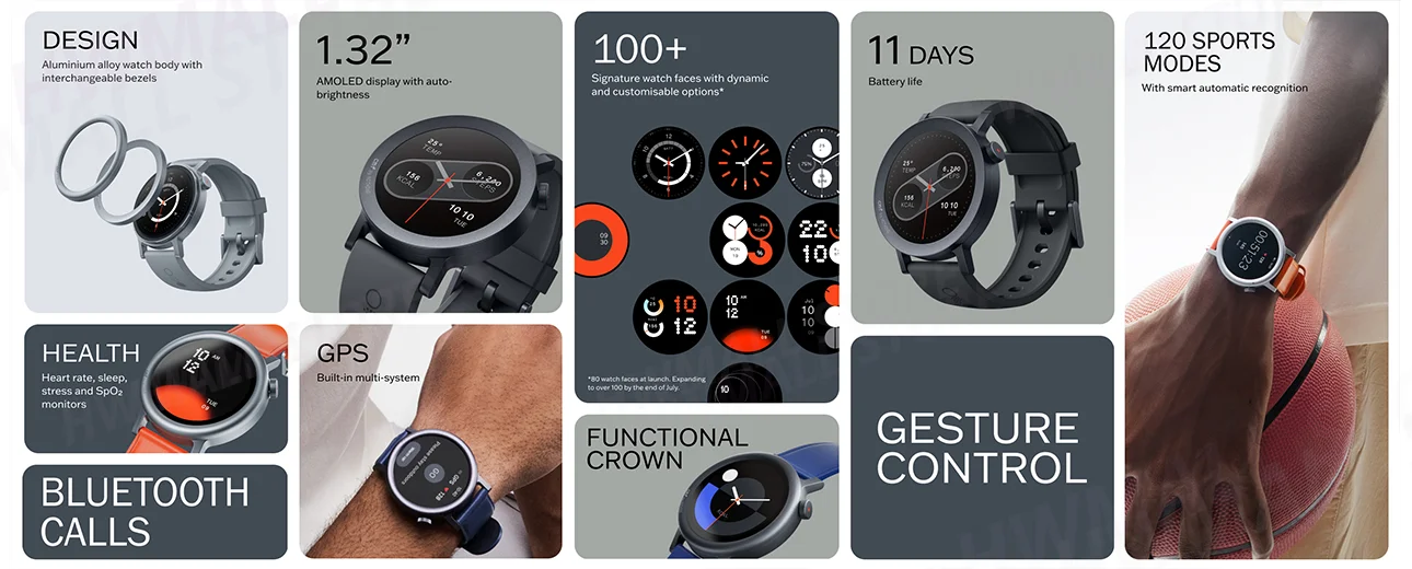 CMF Watch Pro 2 1.32inch AMOLE - Smartwatch X12 评论和价格