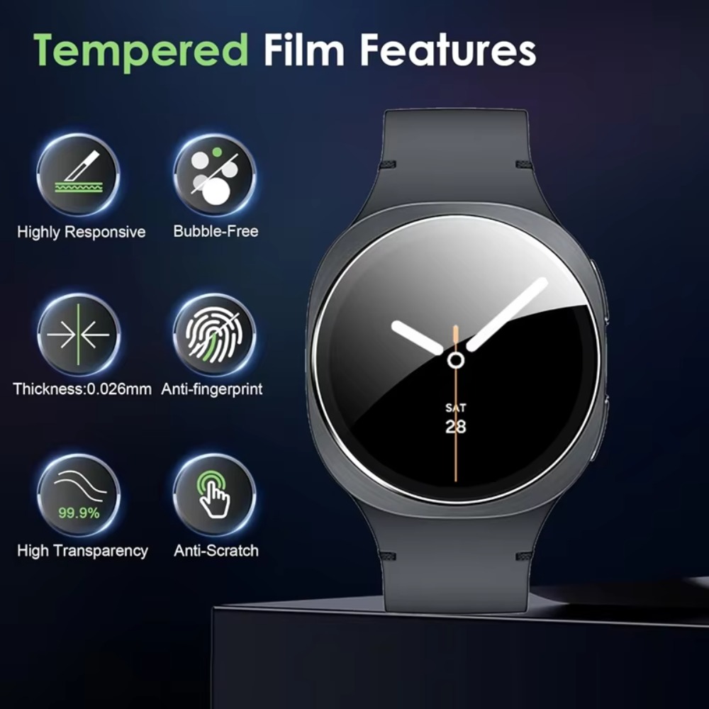Quick Pasting Tempered Glass F - Samsung Smartwatch Accessories 评论和价格
