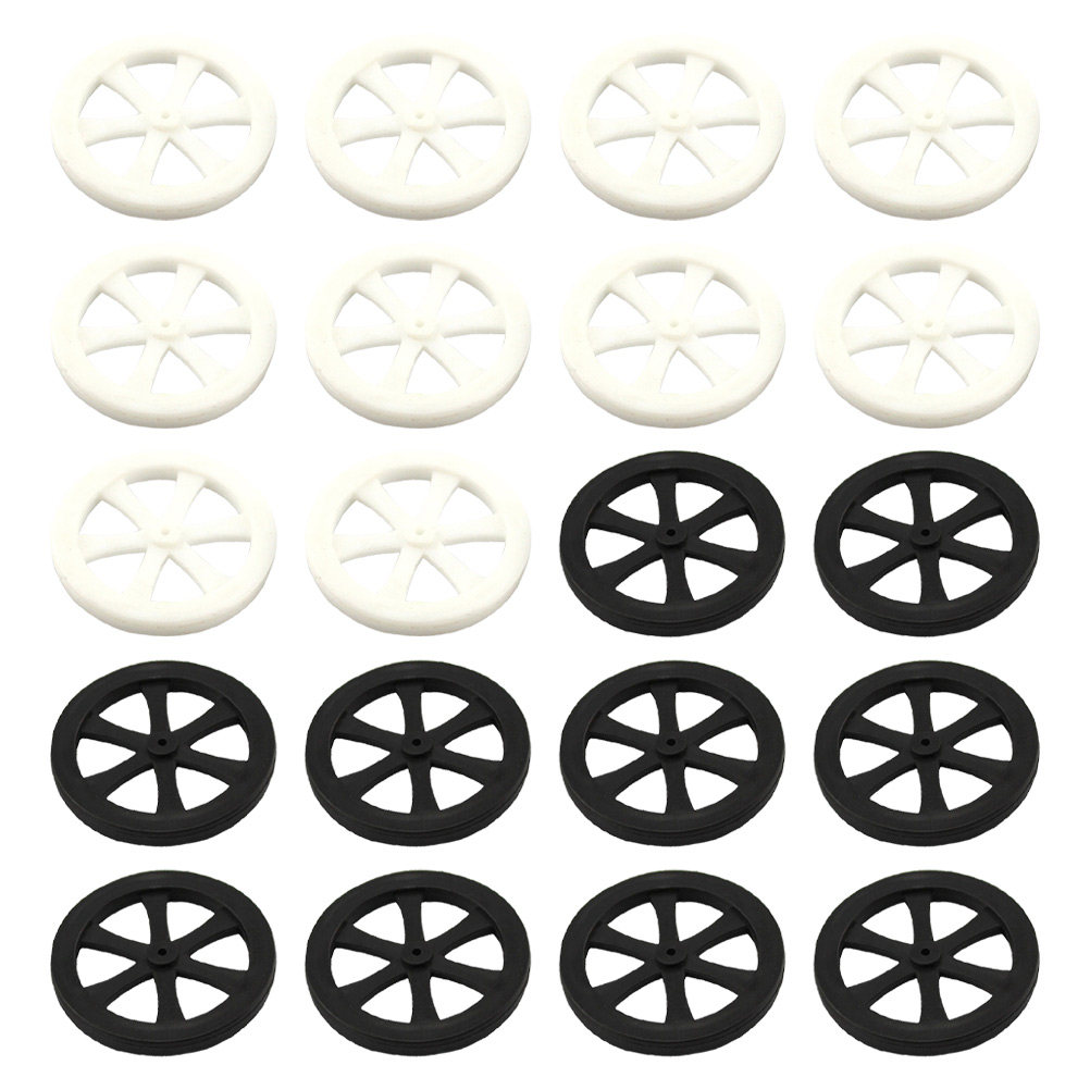20pcs DIY Plastic Car Wheels f - Smart Accessories 评论和价格
