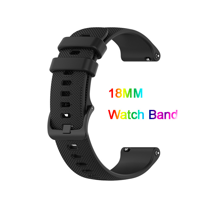 18mm Silicone Watch Band Compa - Fossil Smartwatch Accessories 评论和价格