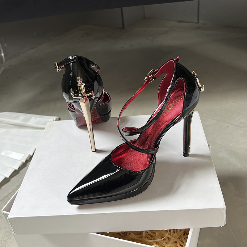 Women Pumps Quality Patent Lea - Leather Classic Strap 评论和价格