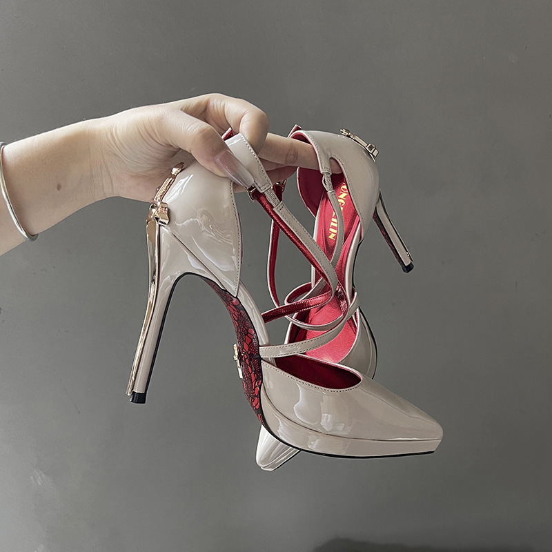 Women Pumps Quality Patent Lea - Leather Classic Strap 评论和价格