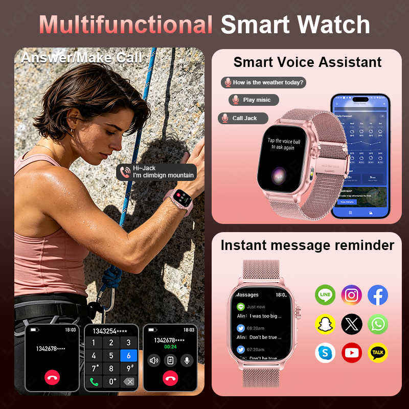 2026 New 1400mAh Large Battery - Smartwatch X12 评论和价格