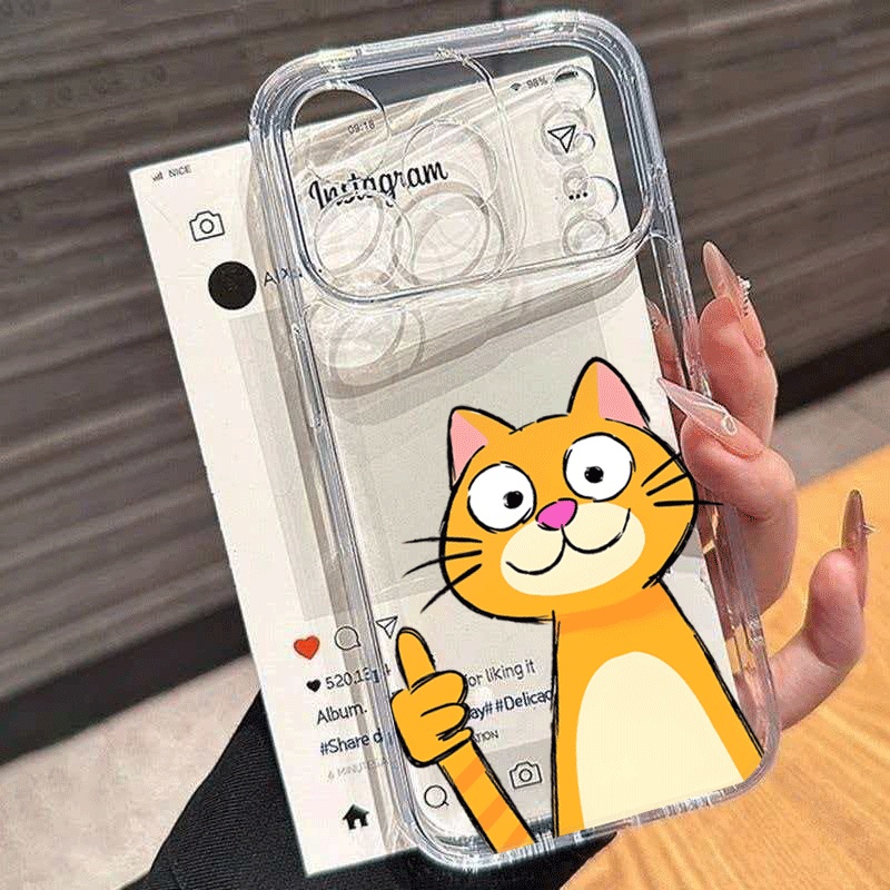 Cute Cartoon Orange Cat Phone  - Xiaomi Redmi Note 13 评论和价格