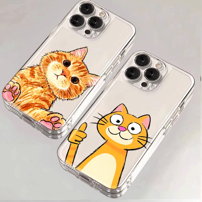Cute Cartoon Orange Cat Phone  - Xiaomi Redmi Note 13 评论和价格
